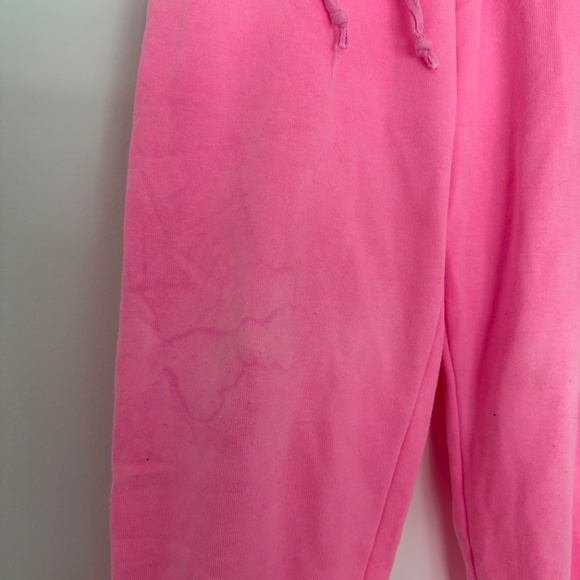 Aviator Nation Logo Pink Casual Streetwear Joggers Sweatpants Sz XS - Picture 2 of 7